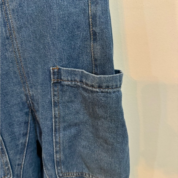 Denim jumpsuit romper size large - Picture 3 of 4